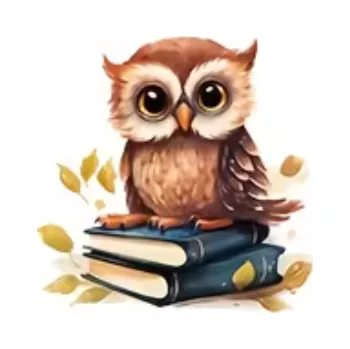 Nášivka Nažehlovací obrázek - chytrá sovička V (10,5 x 10,0 cm)