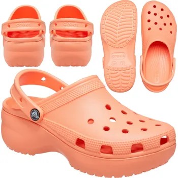 Dámské pantofle CROCS DÁMSKÉ PĚNOVÉ NAZOUVÁKY NAZOUVÁKY LEHKÉ BOTY NA PLATFORMĚ vel. 42/43