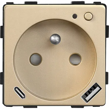 Elektrická zásuvka MODUL JEDNOTLIVÁ ZÁSUVKA WIFI USB-A+C ZÁSUVKA PRO MONTÁŽ DO RÁMEČKU