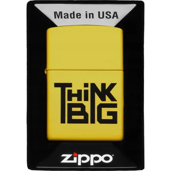 Zapalovač Benzínový Zapalovač Zippo Think Big Design 60007284 Kolekce Podzim 2024