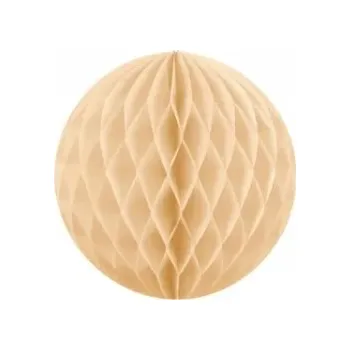Obraz Papírová koule 10 cm světle krémová dekorace