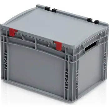 Přepravka na jídlo B2B Partner Plastová přepravka s víkem 256028 400 x 300 x 285 mm šedá