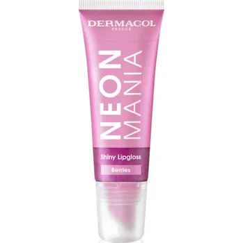 Přípravek na rty Dermacol Neon Mania lesk na rty v tubě odstín Berries 10 ml