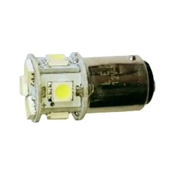 HYPER LED BA15S PY21W 8 SMD X 3 čipy 12V 21 / 5W bílá 1ks