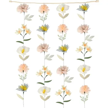 Meri Meri Květinový závěs Pastel Flowers 2 m