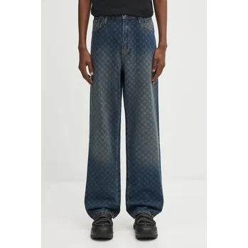 Pánské džíny Džíny Daily Paper Amba Monogram Jeans Sand Blue M