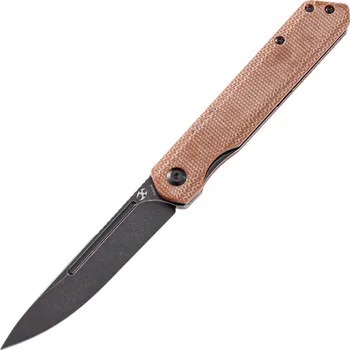 kapesní nůž Kansept Prickle 154CM Stainless Steel + Brown Micarta T1012A5