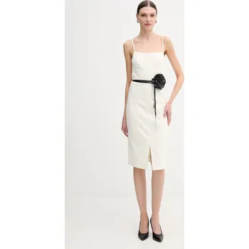 Dámské šaty Šaty Guess BLAKE W6RK0G.KC9O0 béžová 01X, vel. XS