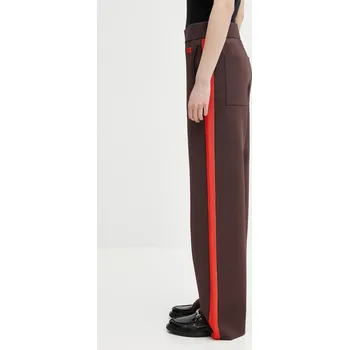 Pánské kalhoty Kalhoty Wales Bonner Tide Track Pant UA25KN02.VI05.801 hnědá 88X, vel. S