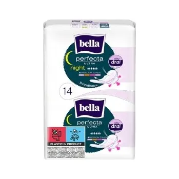 Menstruační vložka Hygienické vložky prodloužené Bella Perfecta Ultra Night Silky Dry 14 ks