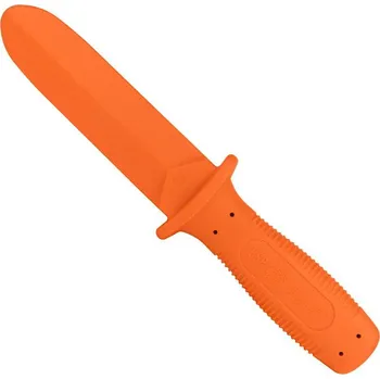 Bojový nůž Tréninkový nůž 22cm oblý HARD ( tvrdší ) oranžový