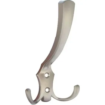 Věšák 770202 - Věšák kov satén nikl (770202 - Věšák kov satén nikl)