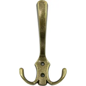 Nábytkové kování 81043 - věšák staromosaz (81043 - věšák staromosaz)