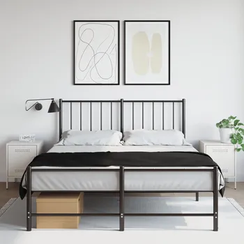 Noční stolek Noční stolky 2 ks bílé 36 x 39 x 50,5 cm ocel - 8721102388835