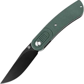 Kansept Reverie Black TiCn Coated 154CM Green G10 T2025A2