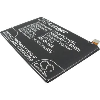 Baterie pro mobilní telefon Baterie Cameron Sino CS-BYK310SL, Li-Polymer, 2000