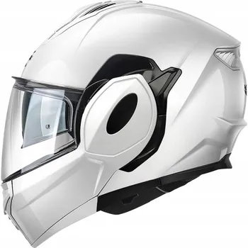 Helma na motorku KAPPA PŘILBA KV55 SOLID VÝKLOPNÁ MODULÁRNÍ (FLIP-BACK) S CLONOU, BARVA BÍLÁ R