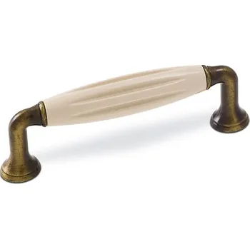 Nábytkové kování 14038 - úchytka rustikální 96mm staromosaz (14038 - úchytka rustikální 96mm staromosaz )