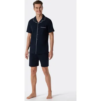 Pánské pyžamo Schiesser Dunkelblau 3807827 48