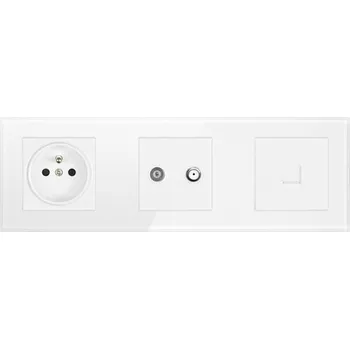 Elektrická zásuvka Zásuvka plus připojení SAT a TV plus DATA