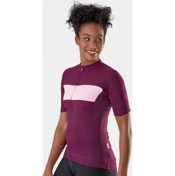 Cyklistické oblečení TREK Circuit LTD dámský dres mulberry blush, L