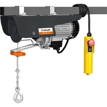 lanový naviják Unicraft® 6198399 - Elektrický lanový kladkostroj MES 1000-2 H, nosnost 500/1000kg