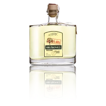 Pálenka Hruškovice Williams Zlatá Ullersdorf 48% 0,5l
