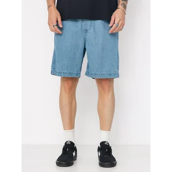 Pánské kraťasy Quiksilver Taxer Denim (2001 stone wash) M, modrá