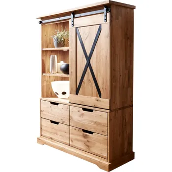 Komoda Vitrína G+K Meble I WZ-0424 dub (1034240101) (1 karton)