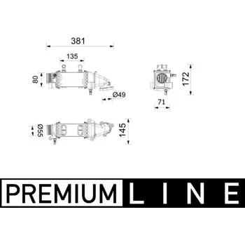Auto-moto Chladič turba MAHLE CI 739 000P