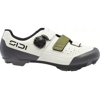 Pánské cyklistické tretry Sidi Tretry SIDI Silvis XC - Millenium fit - ice white - olive green velikost 45