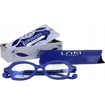 Brýle na čtení +3.0 Dioptrie LOKI - ITALY Brýle na počítač s filtrem modrého světla, čtecí brýle