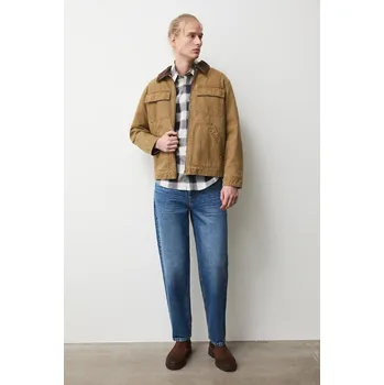 Pánská větrovka Košilová bunda Medicine RS26-KUM201 hnědá 84X, vel. L