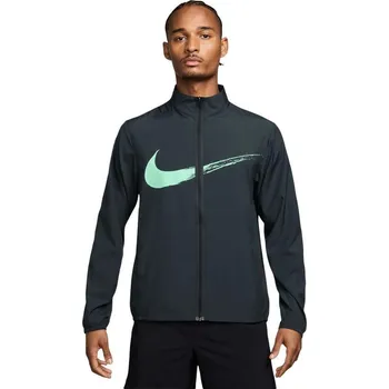 Dívčí bunda Pánská tréninková bunda NIKE-M NK DF FORM JKT GFX SEAWEED/MINT FOAM Zelená M