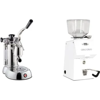 Kávovar La Pavoni Stradivari Professional Lusso + Ascaso H64, white