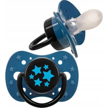 dudlíky Dudlík Akuku symetrický silikon 12 m +