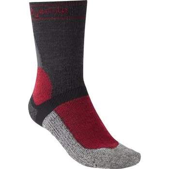 Pánské ponožky Pánské cyklistické ponožky Bridgedale MTB winter Weight T2 Merino Sport Boot graphite/red 48-50