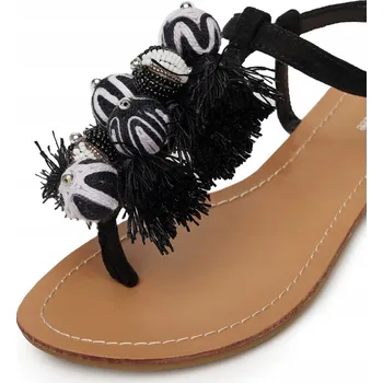 Dámské sandále Deezee dámské sandály černé F103-100