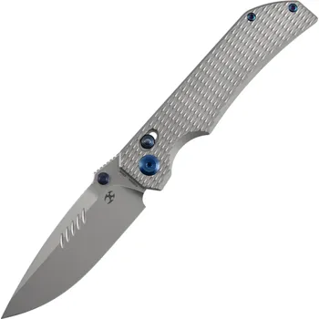 Kansept Eaglestrike Stonewashed CPM S35VN Bead Blasted Titanium K1095V4