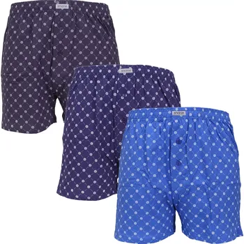Trenýrky 3 Pack pánských trenek Andrie PS 5966 noční modř, navy, modrá