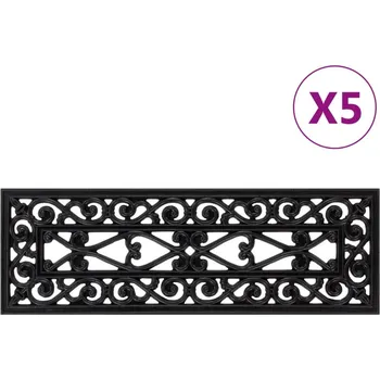 Nášlap na schod Nášlapy na schody 5 ks 25 x 75 cm guma - 8721012224377