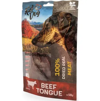 Pamlsek pro psa KIDDOG SUPER PREMIUM 100 % hovězí jazyk tenké plátky 50 g