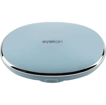 Brýlová obroučka Oválná cestovní krabička na kontaktní čočky - Modrá