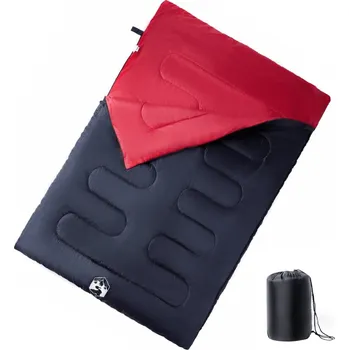 Spacák Dvojitý spací pytel s polštáři pro dospělé 3–4 roční období - 8721012383203