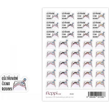 samolepka Fleppi Samolepky Ošetřování člena rodiny
