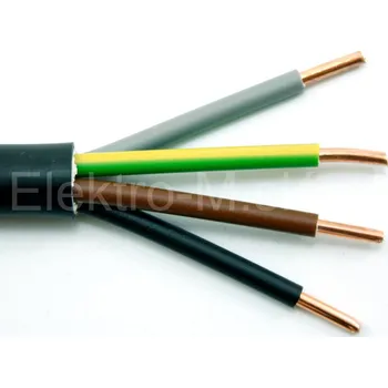 elektrický kabel CYKY 4x6