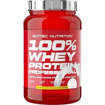 Fitness strava Scitec Nutrition Scitec 100% Whey Protein Professional 920 g Příchuť: Citrónový tvarohový koláč