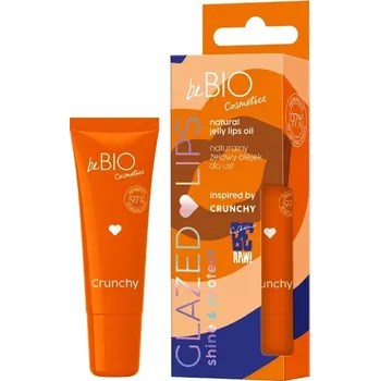 Lesk na rty Bebio lesk na rty s želovou texturou a olejem, crunchy