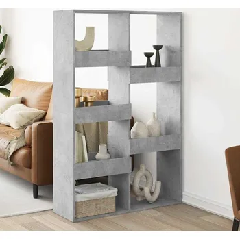 Knihovna vidaXL Dělicí stěna 100 x 33 x 155,5 cm kompozitní dřevo [3309569] Barva: Betonová šedá