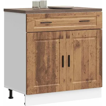 Kuchyňská skříňka Kuchyňská spodní skříňka "Porto" old wood kompozitní dřevo - 8721158423313